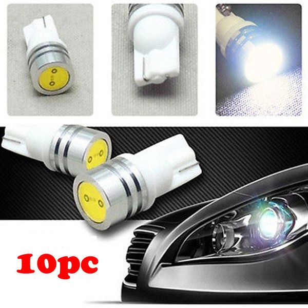 

hamboder 10x 1w t10 168 194 w5w smd led car tail wedge light lamp bulb 12v xenon white nov6 drop ship