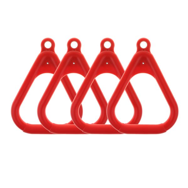 

coated rings for swing set outdoor equipment swing ring accs red