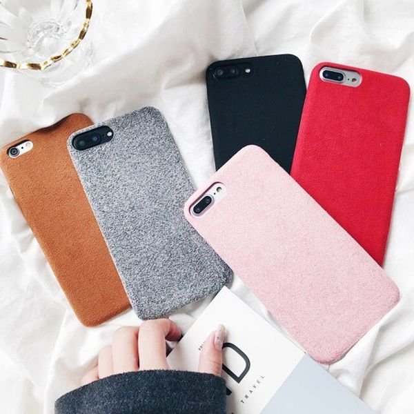

новый phonexs max mobile shell cover all inclusive искусственная кожа флис простые крышки защита от падения scrub solid color