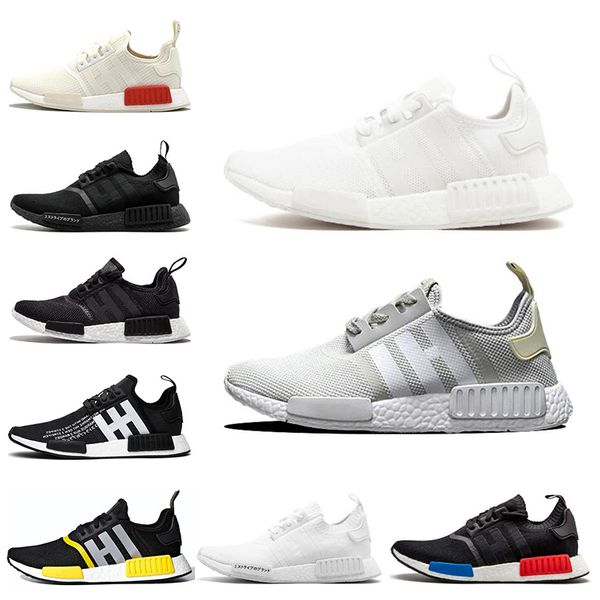 

Fashion R1 men women running shoes bred Japan triple white black Og cream Oreo camo mens trainers women sport sneakers size 36-45