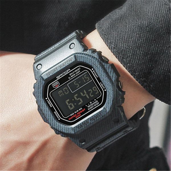 

Резиновые спортивные цифровые часы G Style LED мужские наручные часы водонепроницаемый шок сопротивляться часы Оптовая relogio masculino черный Starp спортивные часы
