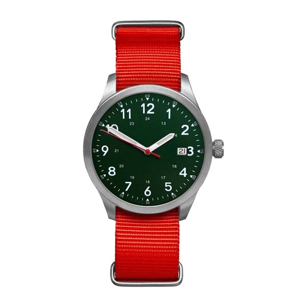 

нейлон band водонепроницаемый наручные аналоговые часы новые нейлон группа кварцевые часы, Slivery;brown