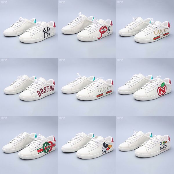 

2020 latest women's fashion outdoor low-genuine leather casual shoes white fashion shoe running sports skateboarding ones size 36-42