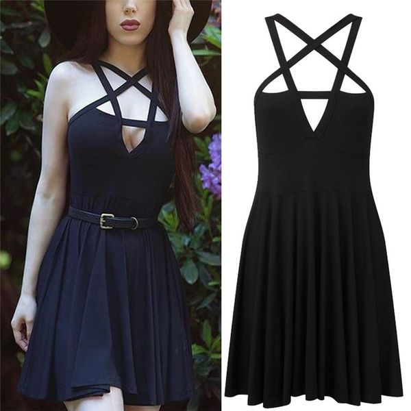 

ноной клђб дизайнеѬ v neck backless женин одежда плоной ве паѬии sexy поведневна White;black