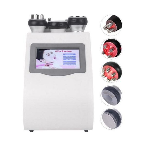 

40k cavitation vacuum multipolar bipolor rf lase slimming machine 5 in 1