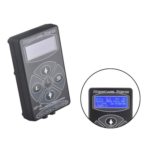 

tattoo power supplies hp-2 supply digital lcd display black/silver/white for kits machine