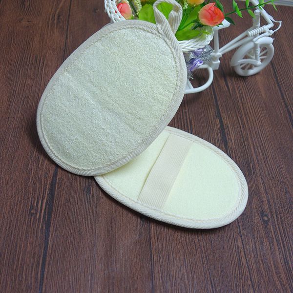 

2019 sell luxury bath towels 11*16cm natural bath loofah pad loofah scrubber remove the dead skin loofah pad sponge home and l