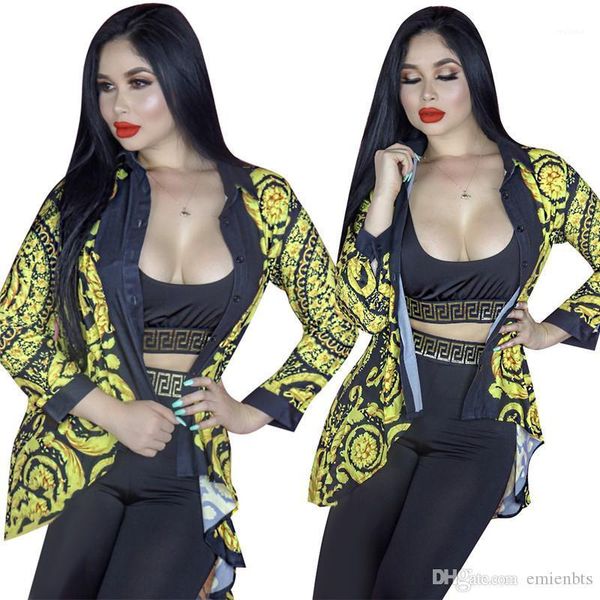 

повседневная длинная секция стенд воротник с длинными рукавами блузки женская модная одежда женские дизайнерские рубашки старинные печатные, White