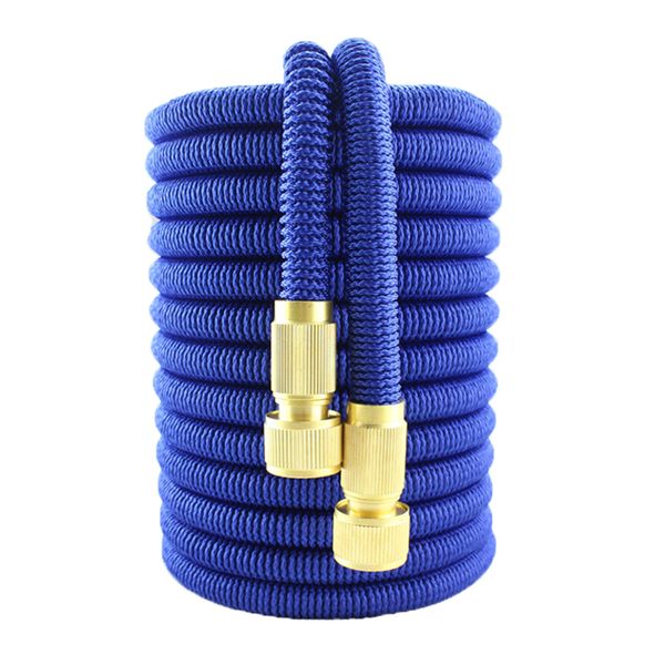 

double latex garden hose expandable flexible hose drip irrigation high pressure car wash magic watering hoses pipe gardening set