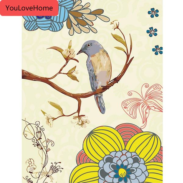 

живопись по номерам животные птицы наборы для рисования холст картины ручная роспись искусства diy подарок красивую картину по номерам, раск