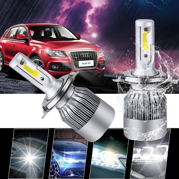 

h4 h7 led car headlight c6 h1 h13 headlamp light 9007 h13 6000k 72w 8000lm all in one car
