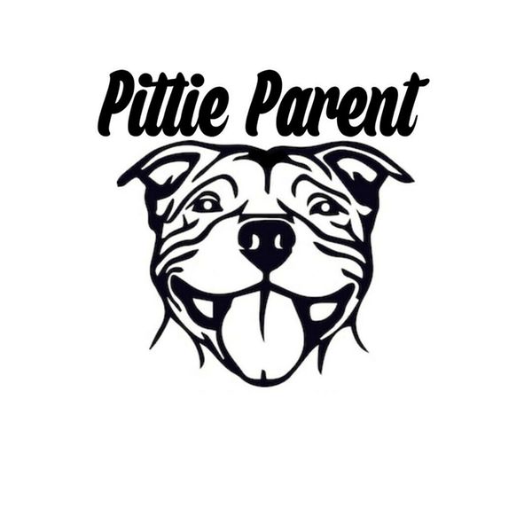 

15*14.4cm pittie parent pitbull cute dog car decor cute and interesting fashion sticker decals car accessories
