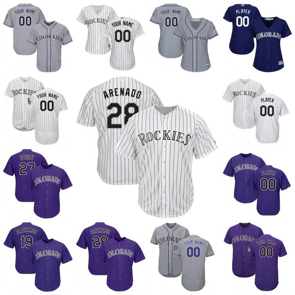 

nolan arenado jersey rockies charlie blackmon trevor story kyle and desmond anderson gonzalez bettis colorado davis men women youth, Blue;black