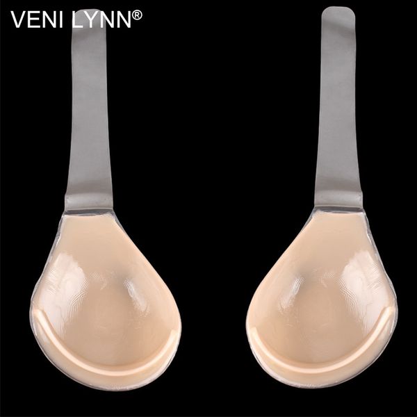 

veni lynn new arrival thin plus size silicone large cup uplifting bra bare breast lifts big boob bh underwear for women e f g h, Red;black