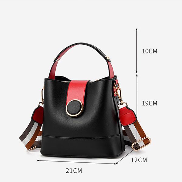 

women's shoulder bag soft pu material british fashion leisure college style multi-function large capacity design