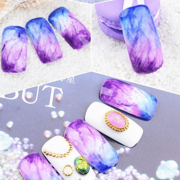 

чернила 50мл гвозди liquid gel bloom польский мрамор amber pattern необычные ногти салон дизайн цветущий bubble палец ногтей mix