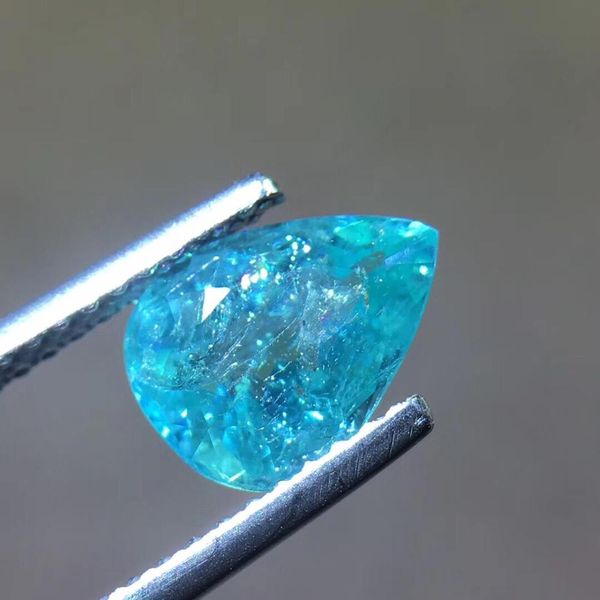 

paraiba tourmaline brazil origin paraiba tourmaline 1.27ct loose gemstones loose stones for necklace making for jewelry making, Black