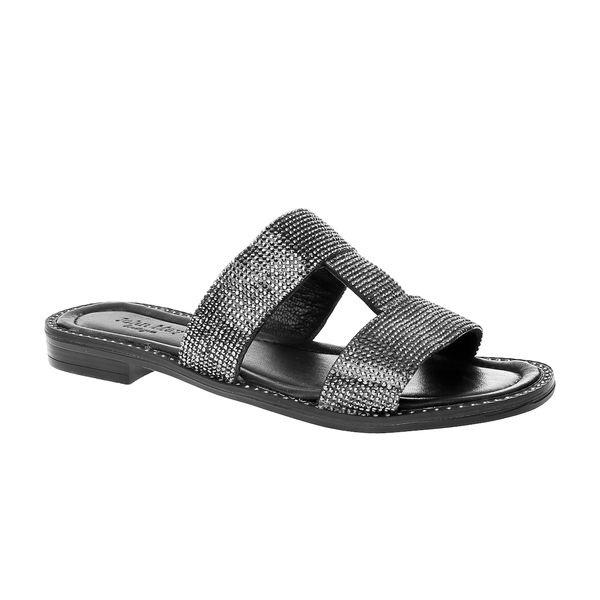 

John May Women's Slippers Ms-208-39 R-1000 Black Leather