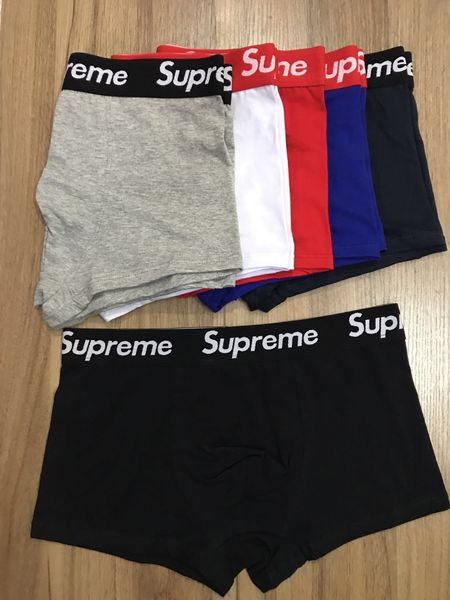 

men brand boxer fashion tide brand men's underwear men's boxer briefs casual undershorts for men 6color -xxl, Black;white