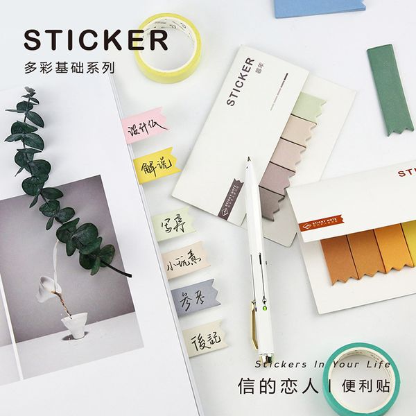 

kawaii colorful memo pad sticky notes bookmark index note sticky paper stationery planner stickers notepads office school supply