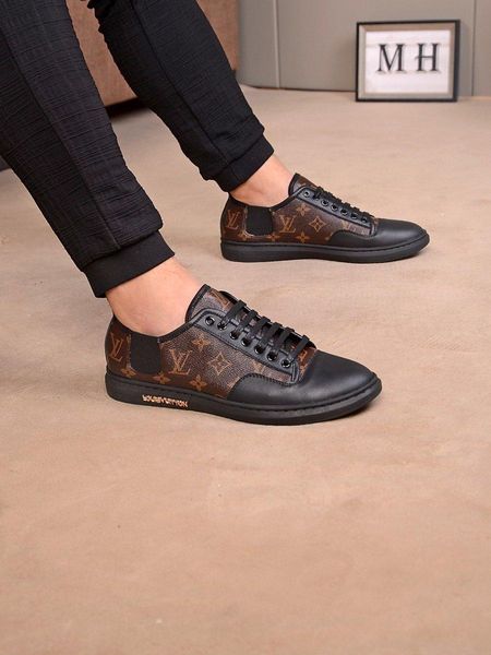 

wae15new limited edition french series high-end men s casual shoes, men s boots fashion sports shoes, original shoebox delivery 38-44, Black