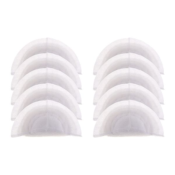 

half-moon shoulder pads tailoring arm sheets made of cotton for sewing on suit sewing accessories, 5 pairs, 40mm thick, Black