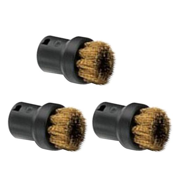 

set of 3 spare brushes - for karcher steam cleaners sc952 sc1020 sc1052 sc1122 sc1125 sc1402 - eco-friendly durable - 18cm x 8cm x 8cm