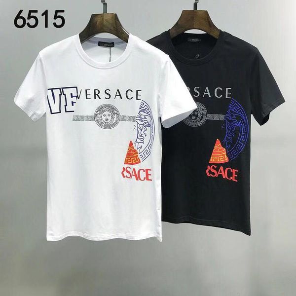 

2020year brand men t shirt глаза печать лето с коротким рукавом o шеи черный красный вскользь конструктора тройники высокого качества tops h, White;black