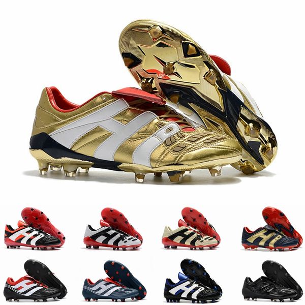 

classics predator accelerator electricity precision fg x beckham db zidane zz 1998 98 men soccer shoes cleats football boots taquets size 11