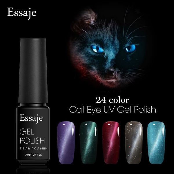 

essaje magnet cat eyes gel nail polish uv nail gel polish varnish hybrid lucky lacquer gellak gelpolish semi permanent ink, Red;pink
