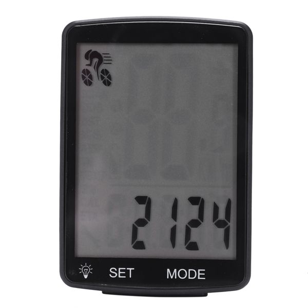 

bike wireless bicycle computer 28 large screen speedometer waterproof cycling luminous computer odometer with bracket pet supplies