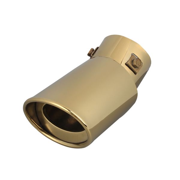 

cars exhaust pickup trim tips muffler pipe tail throat stainless steel round