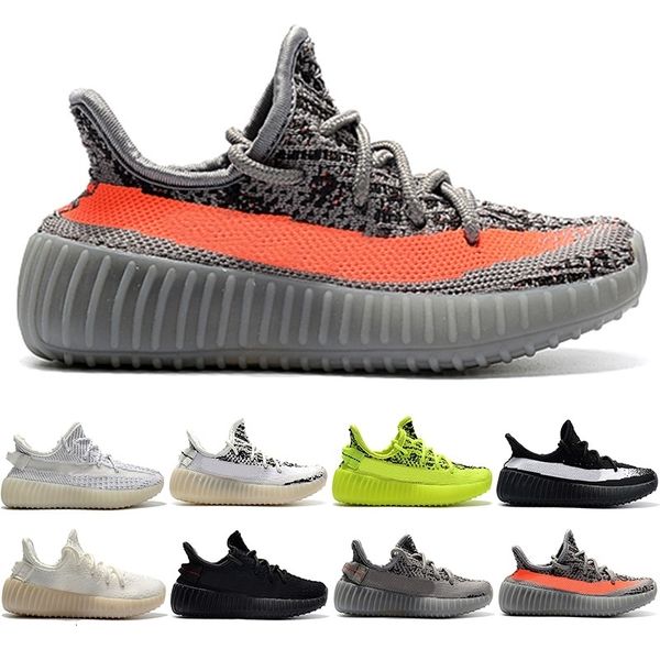 

кроссовки мужчины женщины спорт кроссовки дети дети yougth kanye west черный статический отражающий крем гиперпространство спортивная обувь