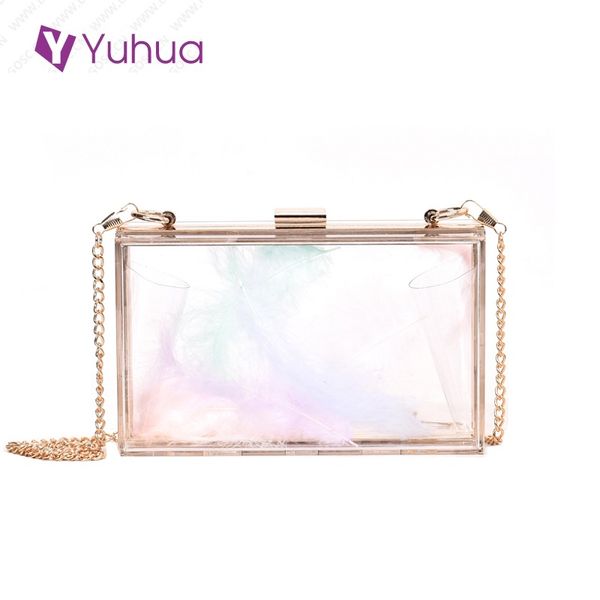 

2020 new women handbags, fashion korean version chain bag, casual shoulder box bag, trend woman messenger bags