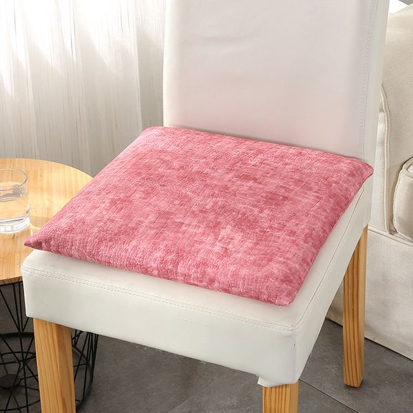 

1pc 40x40cm lovely breathable fabric memory cotton filling cushion office home chair gift for girlfriend or wife seating cushion
