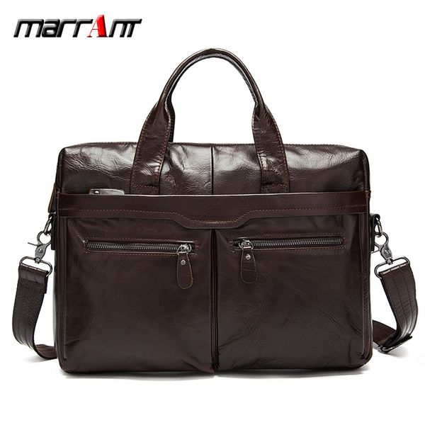 

a generation of men's handbag shoulder briefcase leather business men's bag casual full-grain leather shoulder bag men