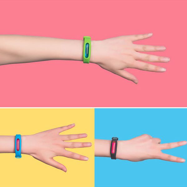

dropship 1set bracelet+anti mosquito capsule pest insect bugs control mosquito repellent wristband for kids mosquito killer