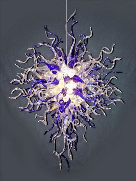 

pretty blue coloured murano glass pendant lighting art deco chandelier 120v 240v led bulbs pretty light