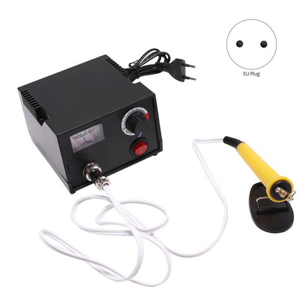 

новый штекер ес, 220в регулируемая температура дровяная горелка пирография ручка горящая машина тыква ремесла набор инструментов со сварочно