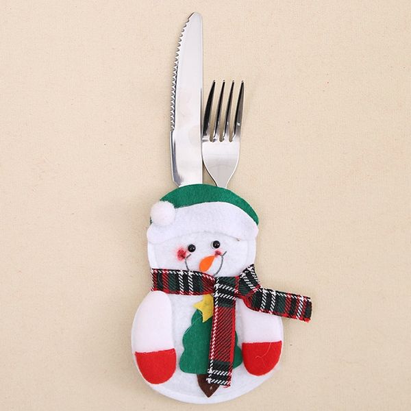 

merry christmas knife and fork bag santa claus snowman bag christmas decorations for home happy new year 2020 navidad decor