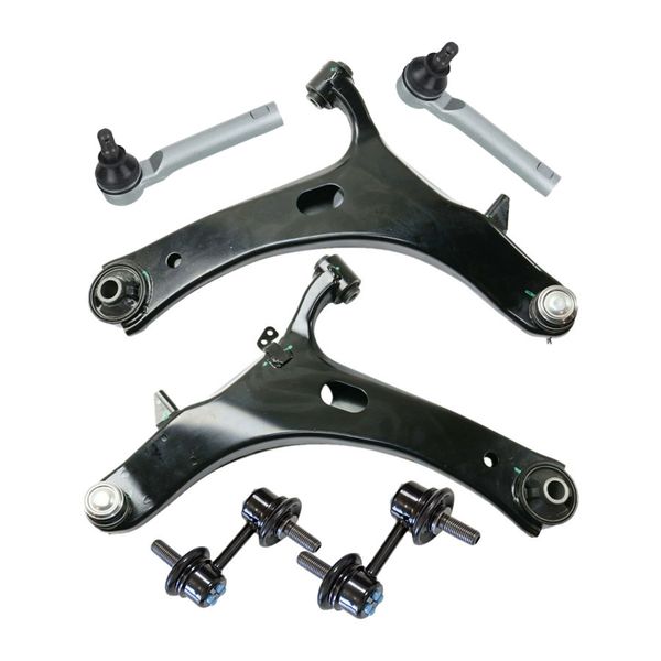 

2007 -2011 subaru impreza wrx not sti front lower control arm ball joint tie rod sway bar link kit 6pc
