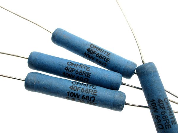 

us ohmite military standard fever amplifier resistor 10w 68r high power