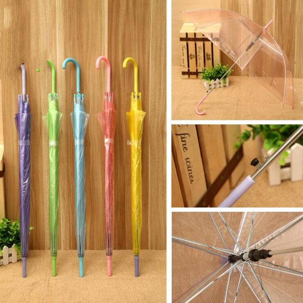 

прозрачный зонтик с длинной ручкой танцевальное представление прозрачные зонтики мода свадебное украшение фото реквизит подарок партии новый