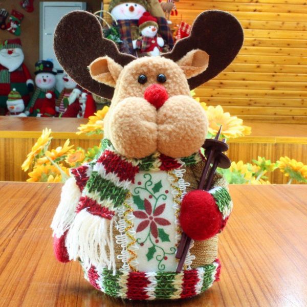 

christmas santa claus elk snowman doll deskchristmas doll tree decoration festive party supplies