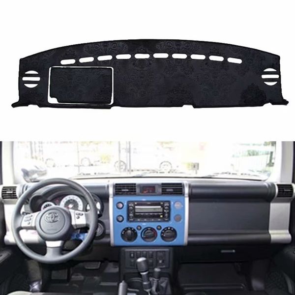 

for fj cruiser 2006 2007 2008 2009 2010 2014 2015 2016 flannel dashmat dashboard cover dash pad mat carpet car-styling
