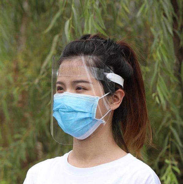 

protective mask transparent anti dust protection hats face cap masks anti fog riding face cover ooa7765