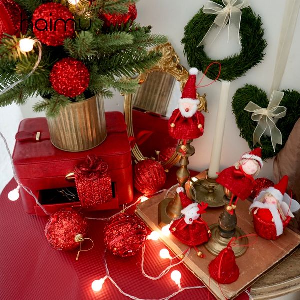 

creative christmas decoration gifts red gifts pendant christmas tree decorations gift wrapping ornaments supplies