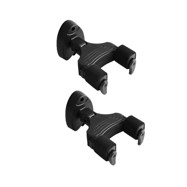 

2pcs auto lock wall hanger holder hook musical instrument parts for acoustic, electric, classical, bass guitar