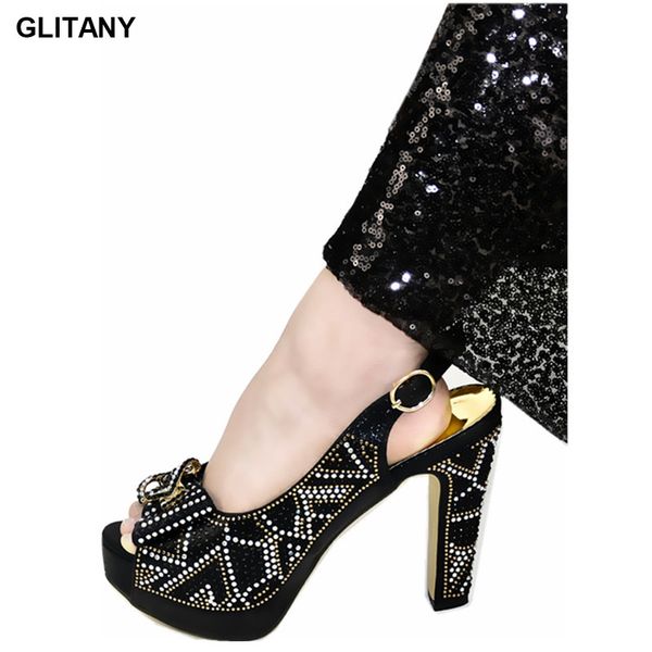 

latest design women shoes high heels wedding shoes women ladies footwear comfortable fashion wedding female, Black
