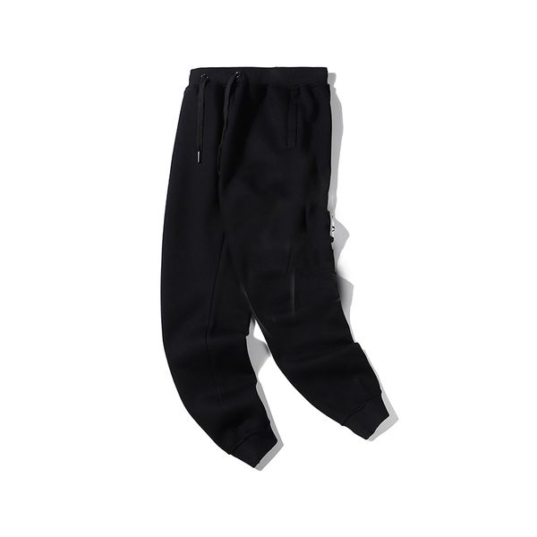 

with mark men overalls sports casual fashion sports pants new printing tide brand men's pants private custom european american, Black
